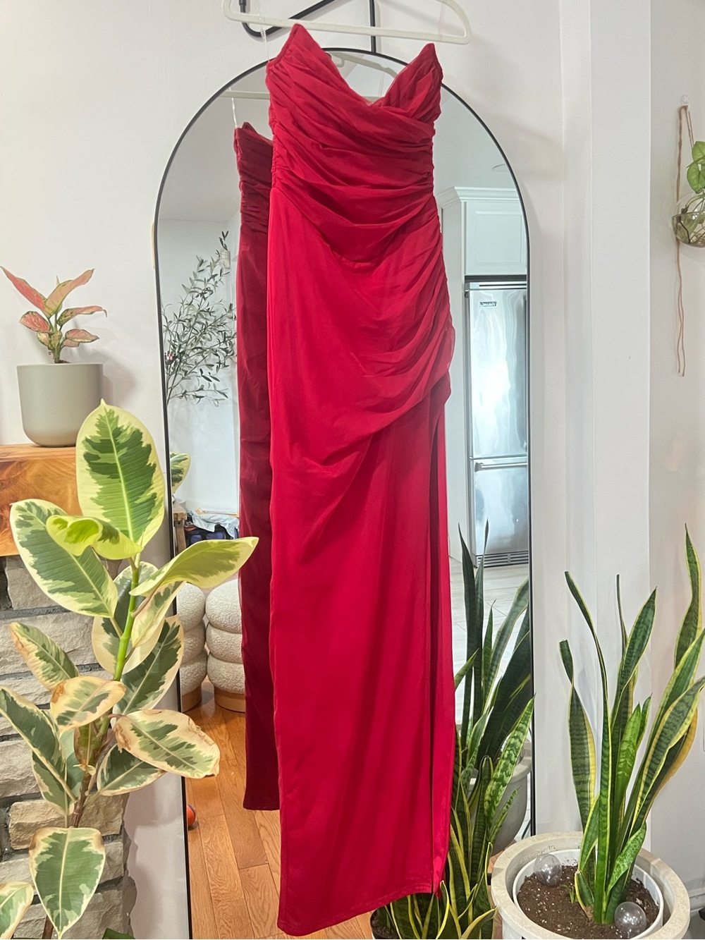 Babyboo Giovanna Maxi Dress - Wine - red size XS